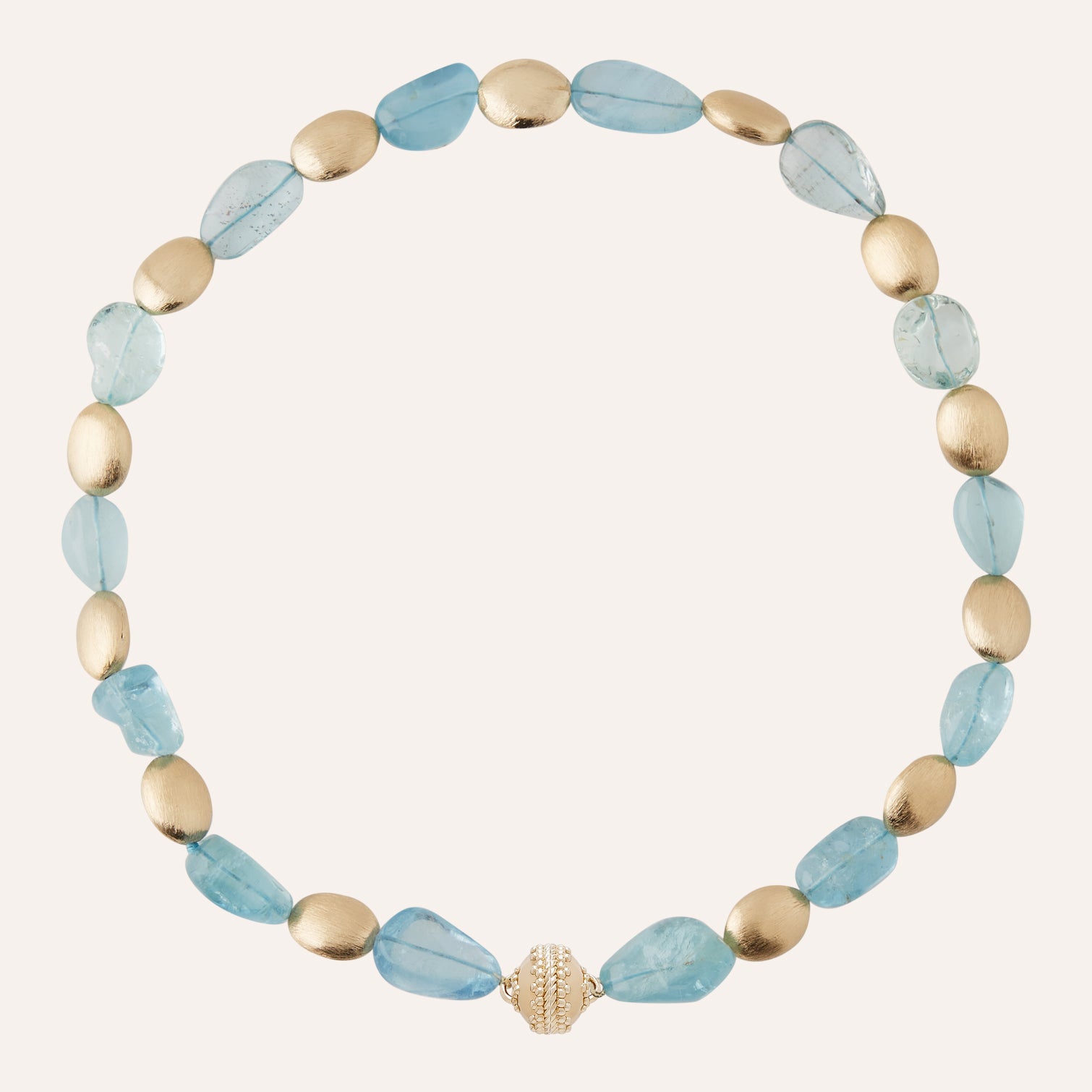 Gold Rush Aquamarine Necklace