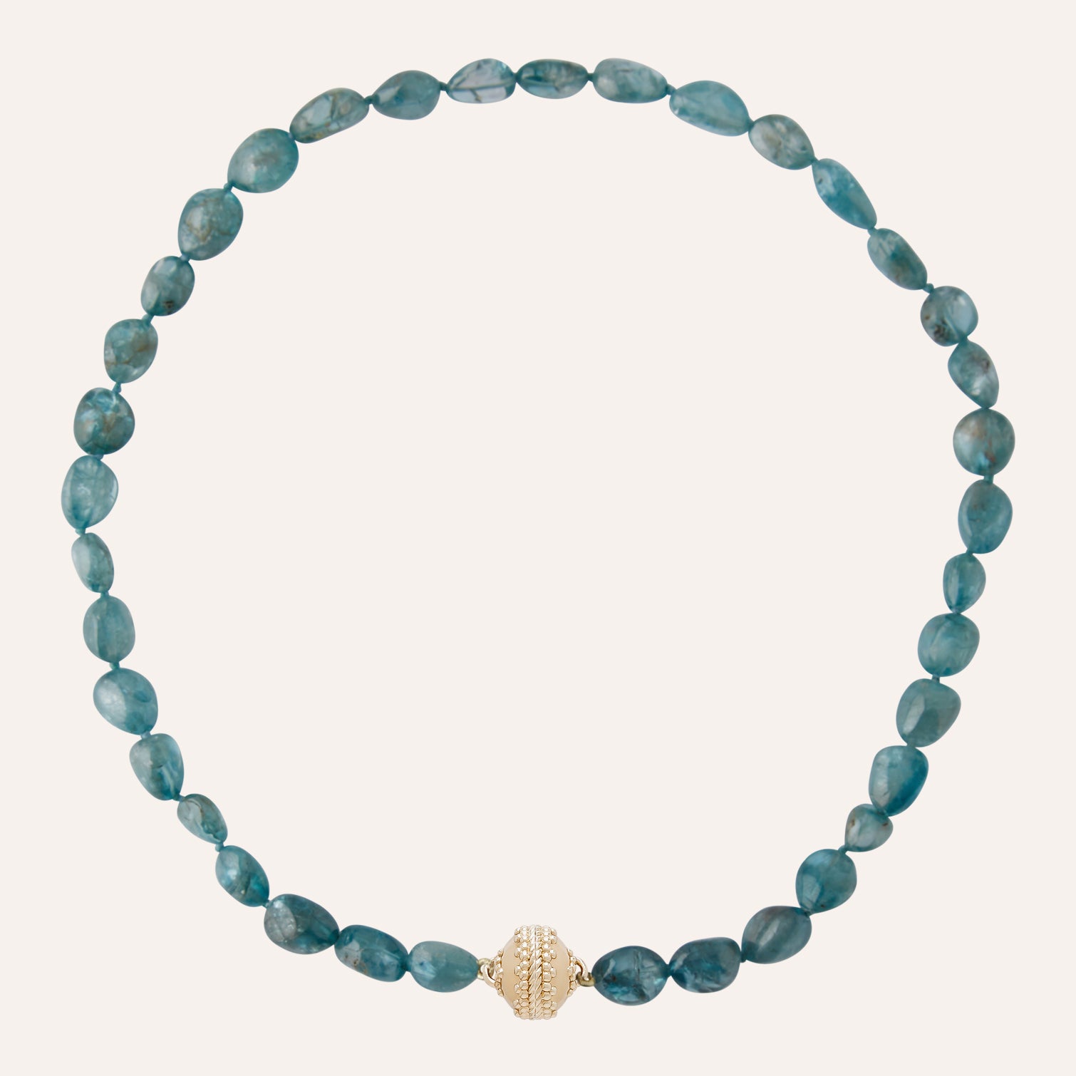 Blue Zircon Necklace