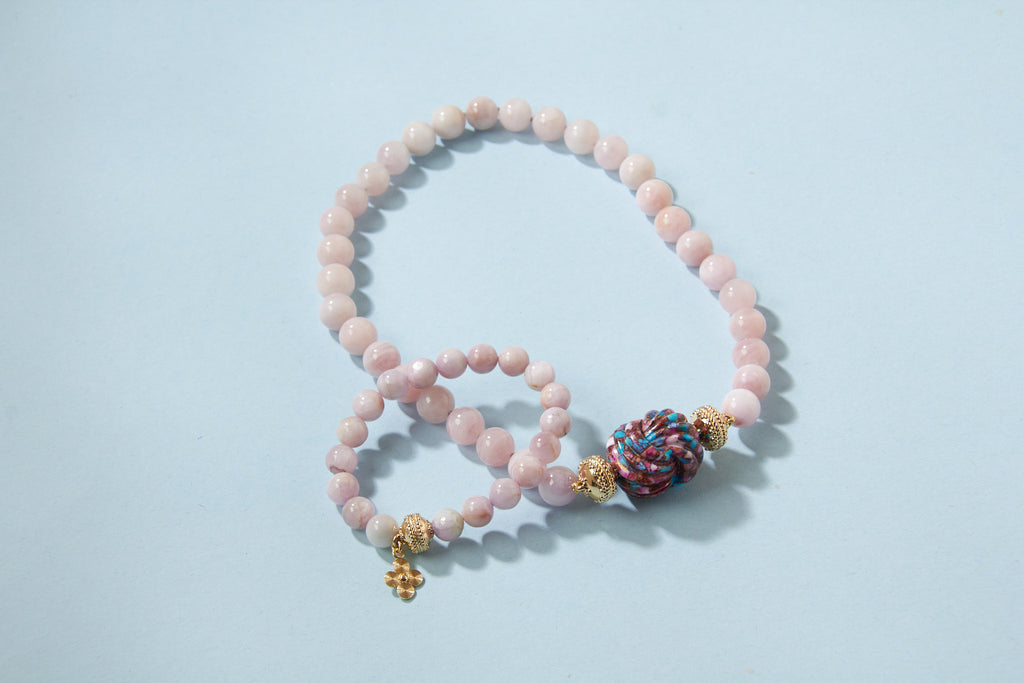 Victoire 12mm Pink Kunzite Necklace