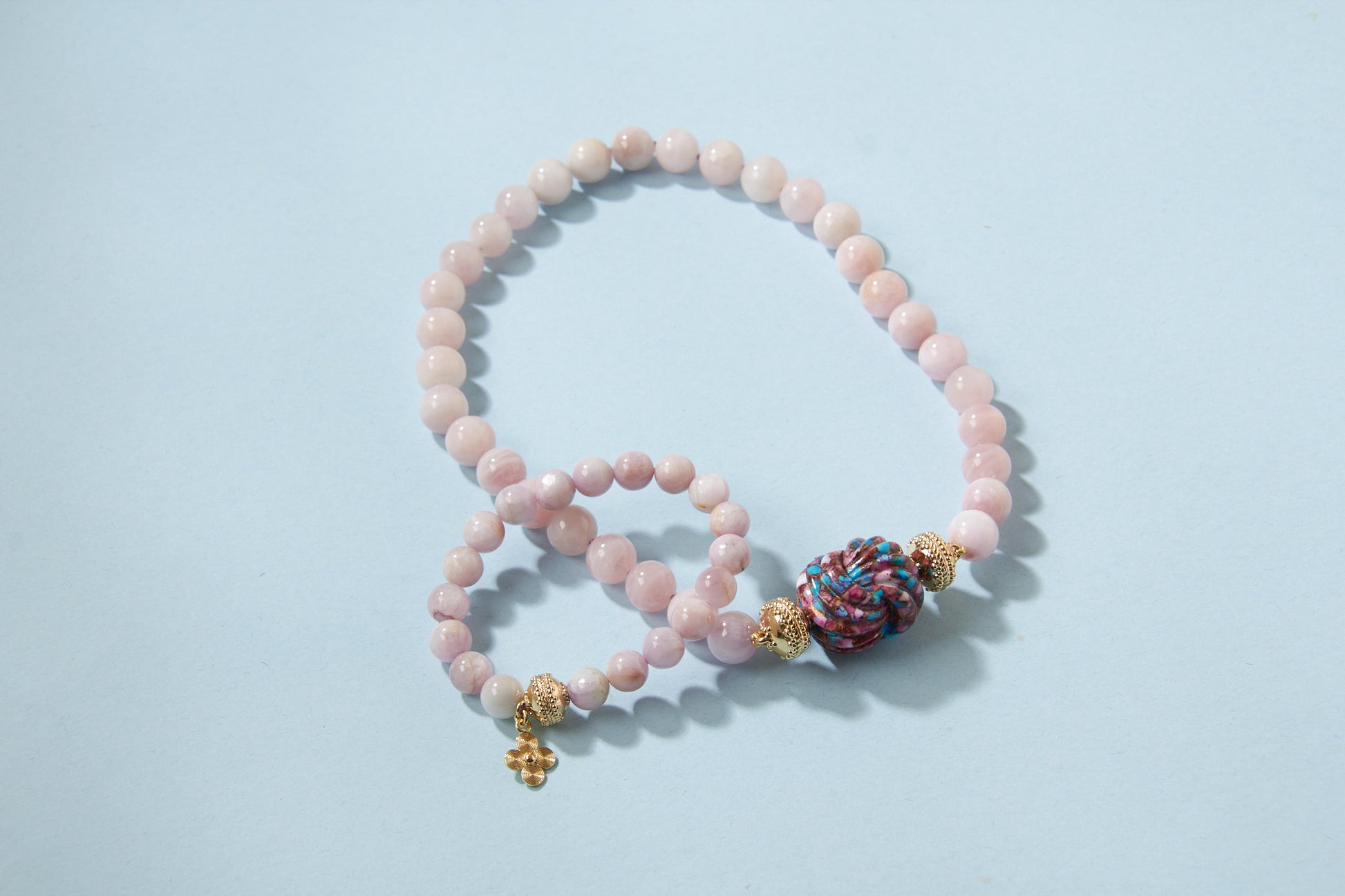 Victoire 12mm Pink Kunzite Necklace