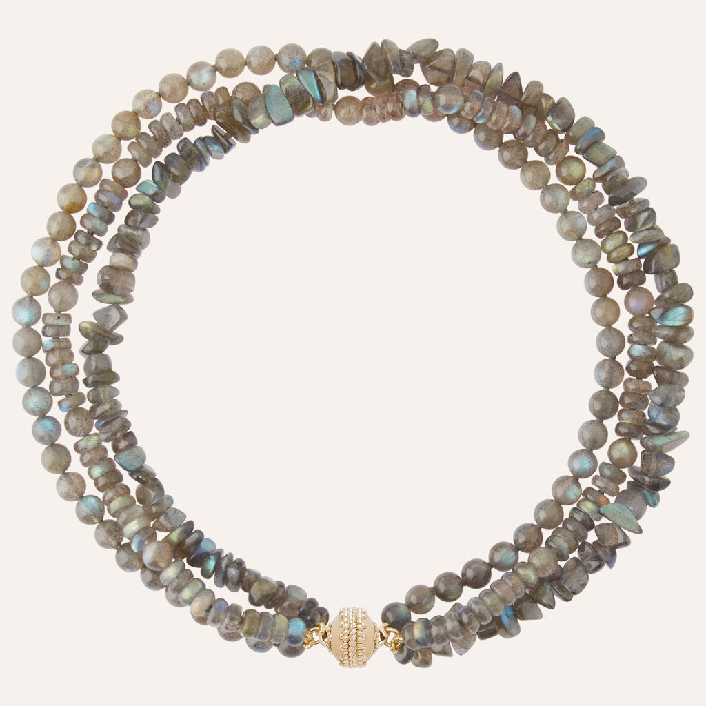 Clara Labradorite Multi-Strand Necklcae