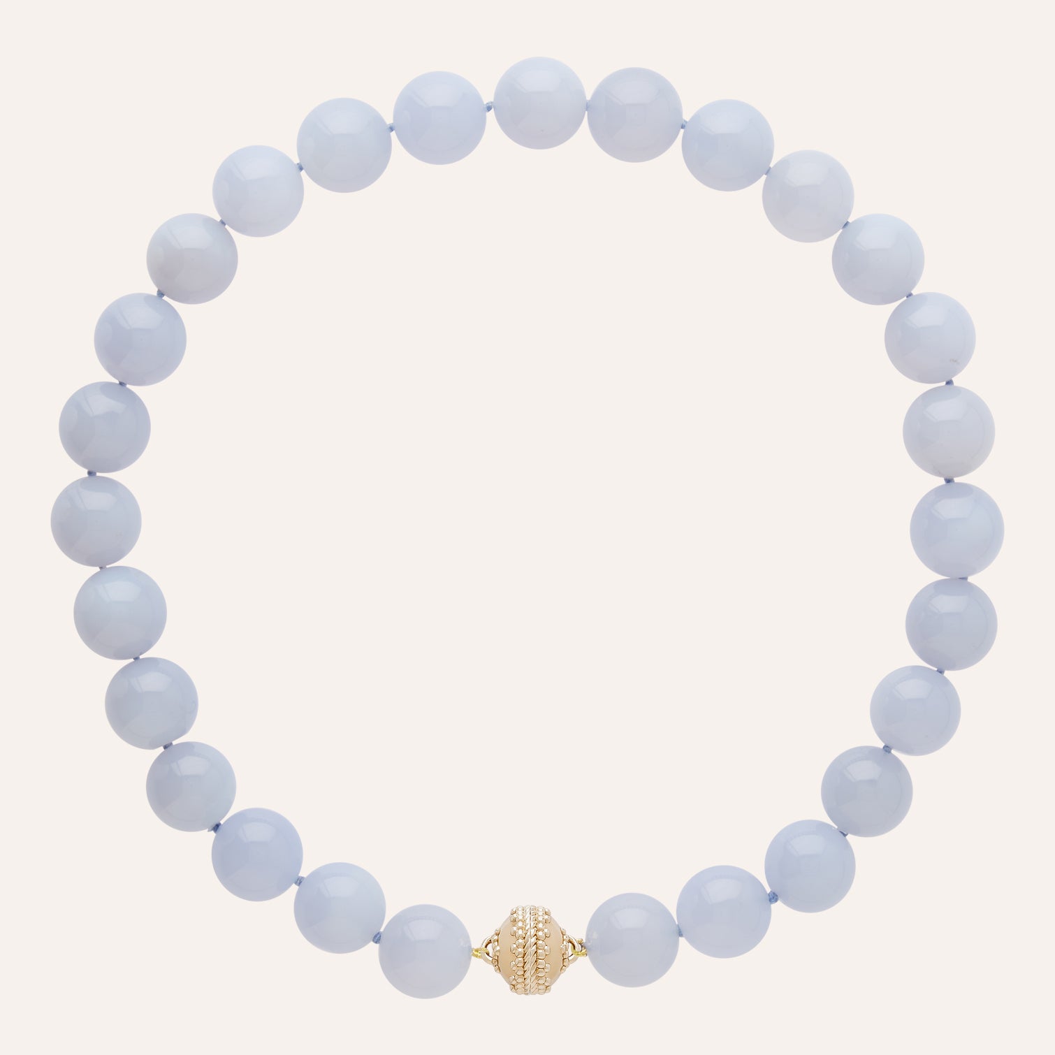 Victoire Chalcedony 15mm Necklace