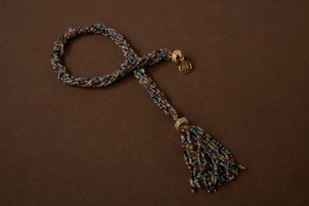 Michel Mosaic Multicolor Tassel