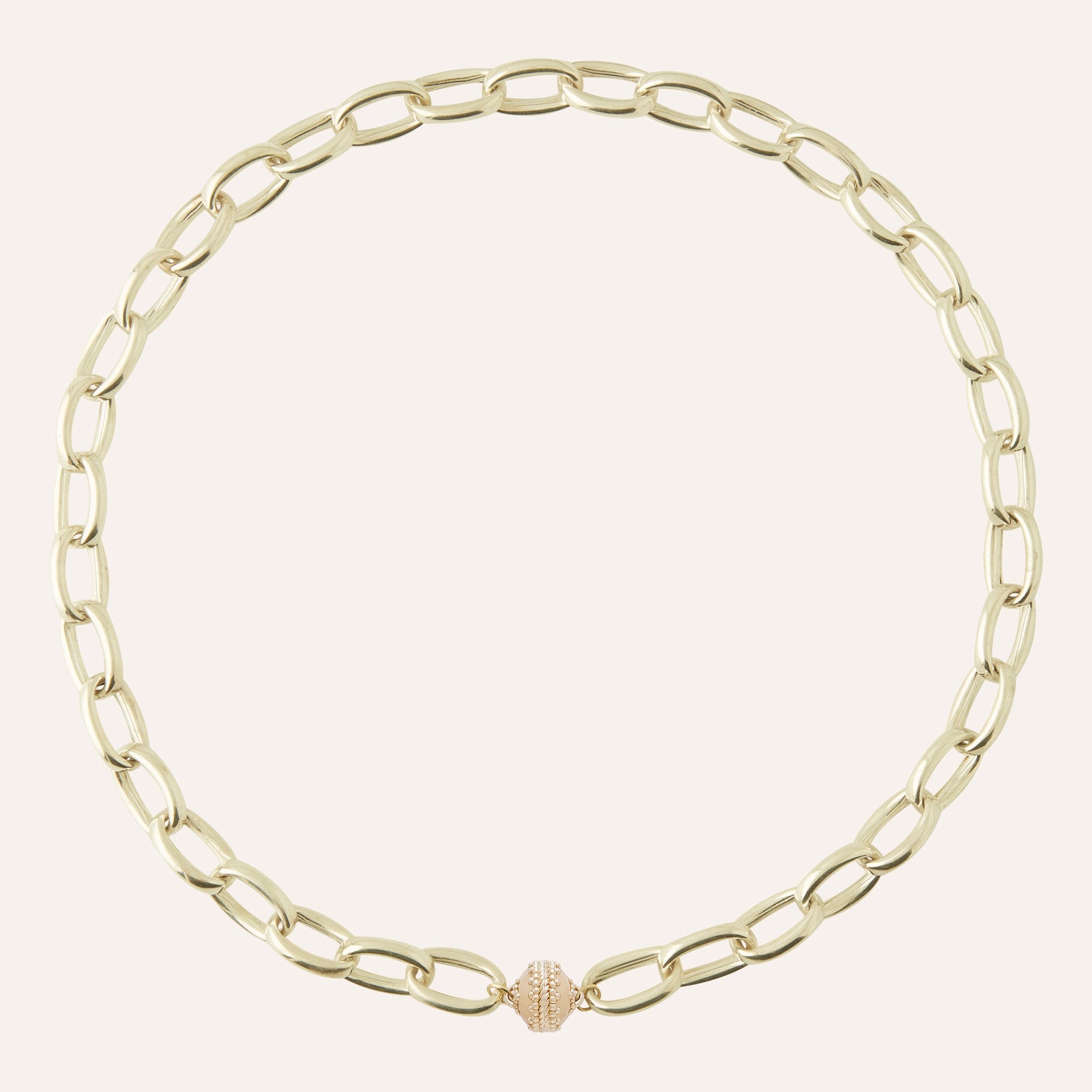 Sterling Silver Oval Chunky Link Chain