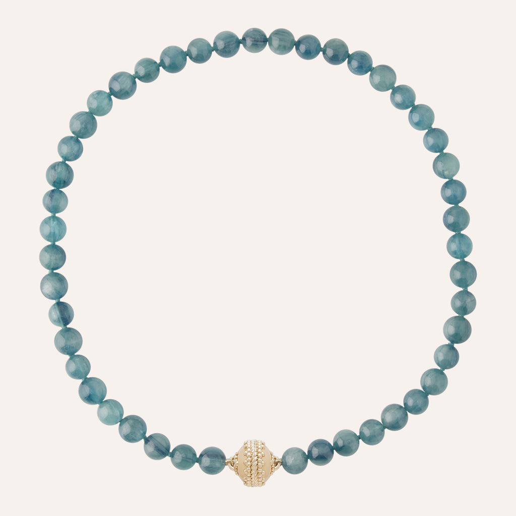 Victoire Green Kyanite 8mm Necklace