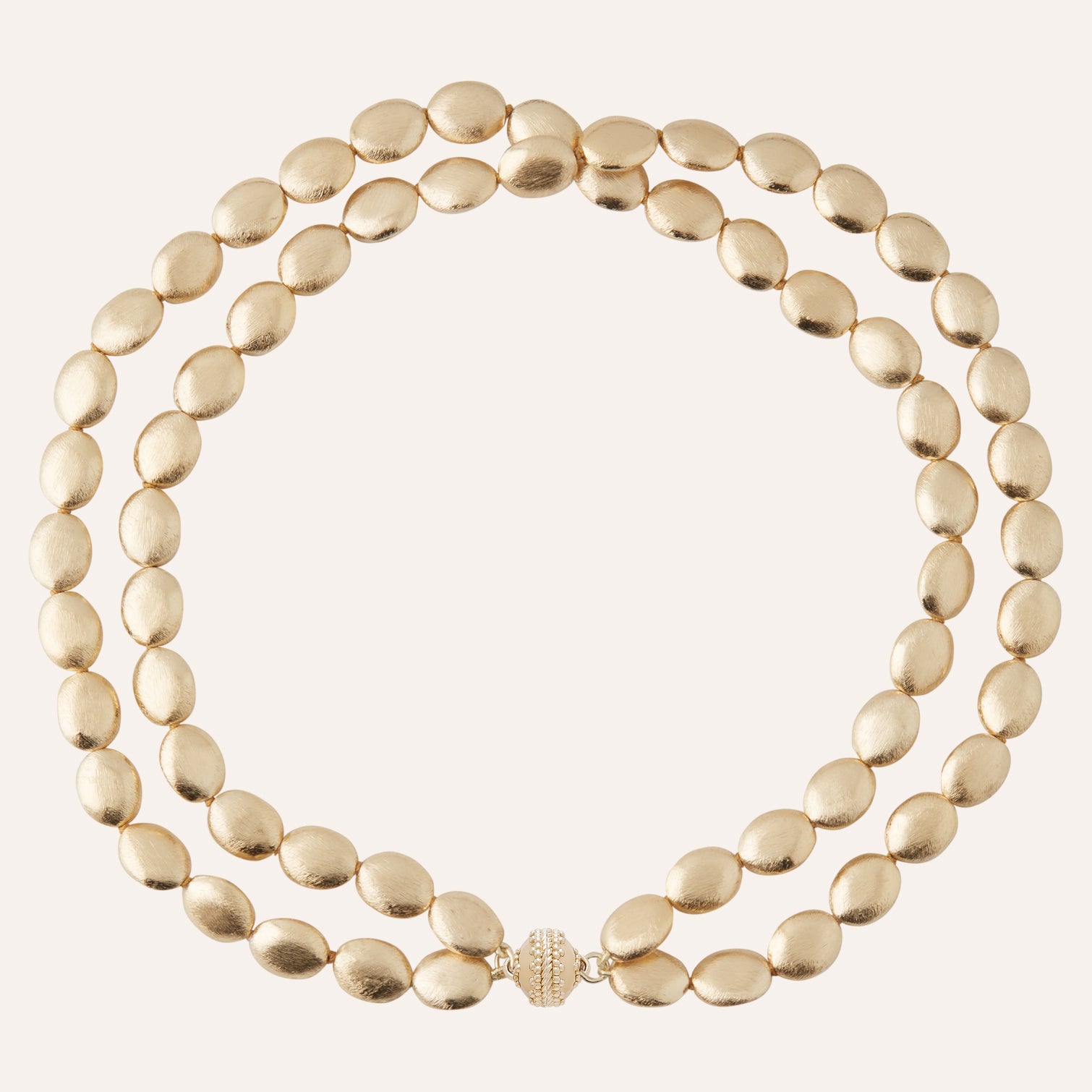 Gold Rush Double-Strand Necklace, 20"