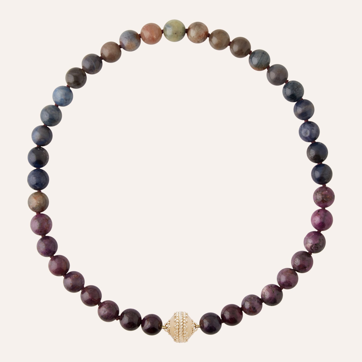 Victoire Rainbow Sapphire 10mm Necklace
