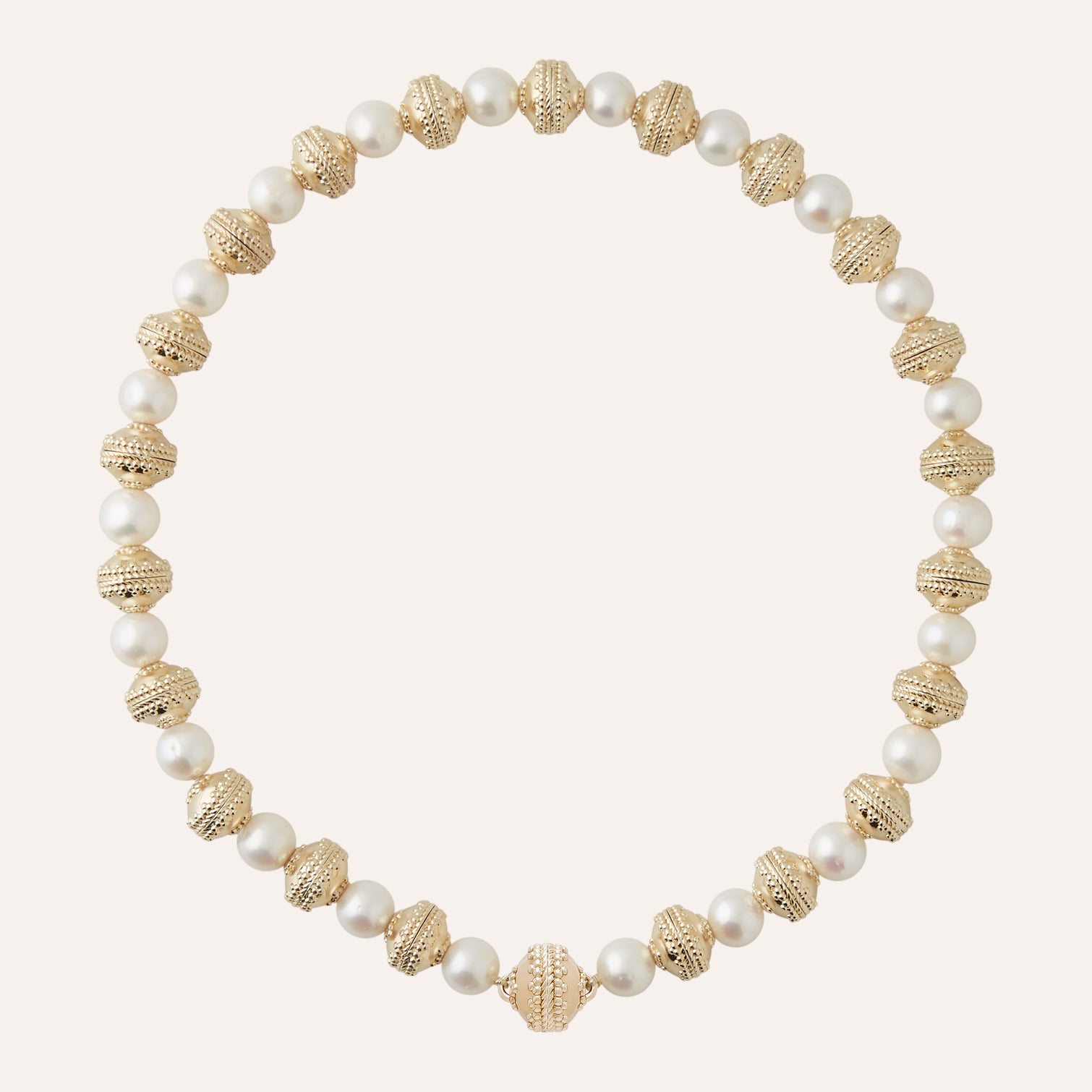 Signature Bead and Pearl Necklace