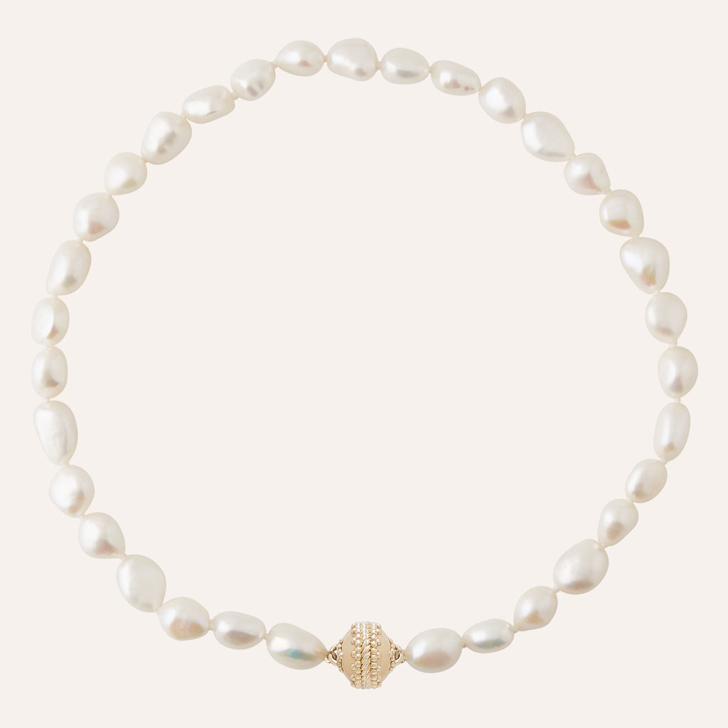 Freshwater 10mm Baroque Pearl Necklace