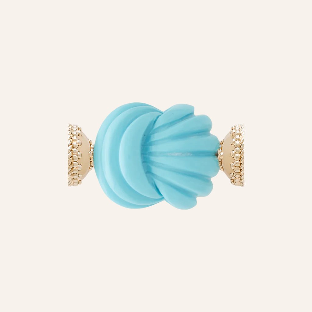 Carved Knot Turquoise Centerpiece