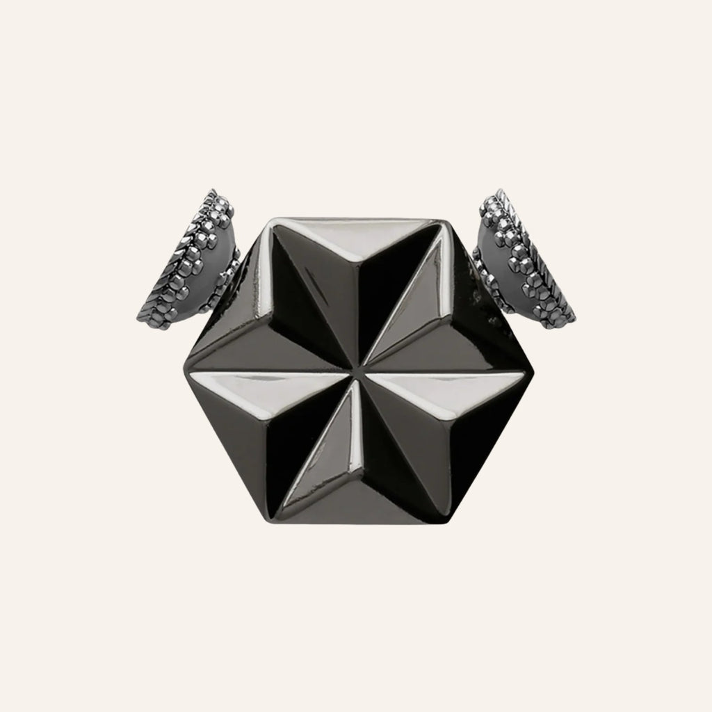 Small Kaleidoscope Gunmetal Centerpiece