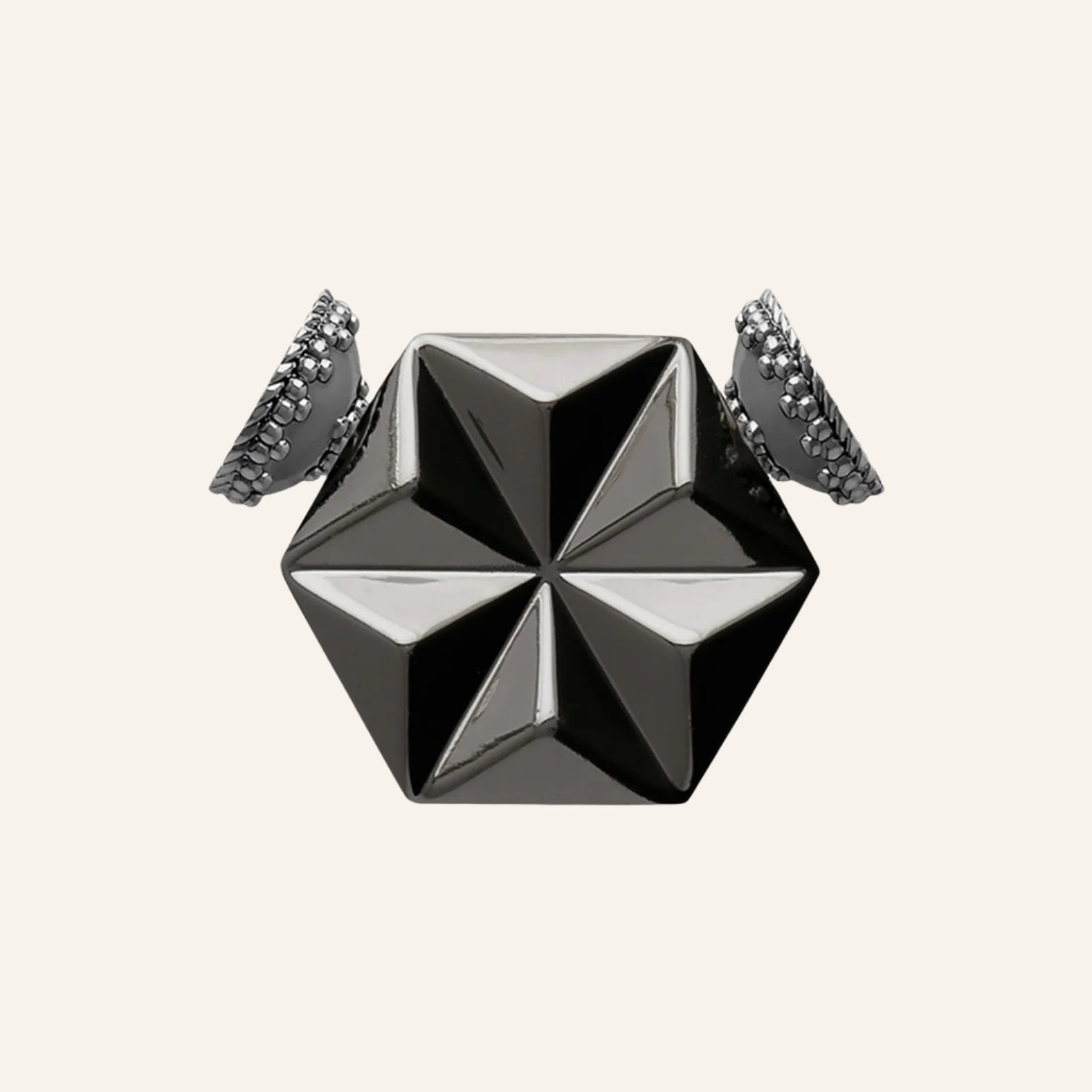 Small Kaleidoscope Gunmetal Centerpiece