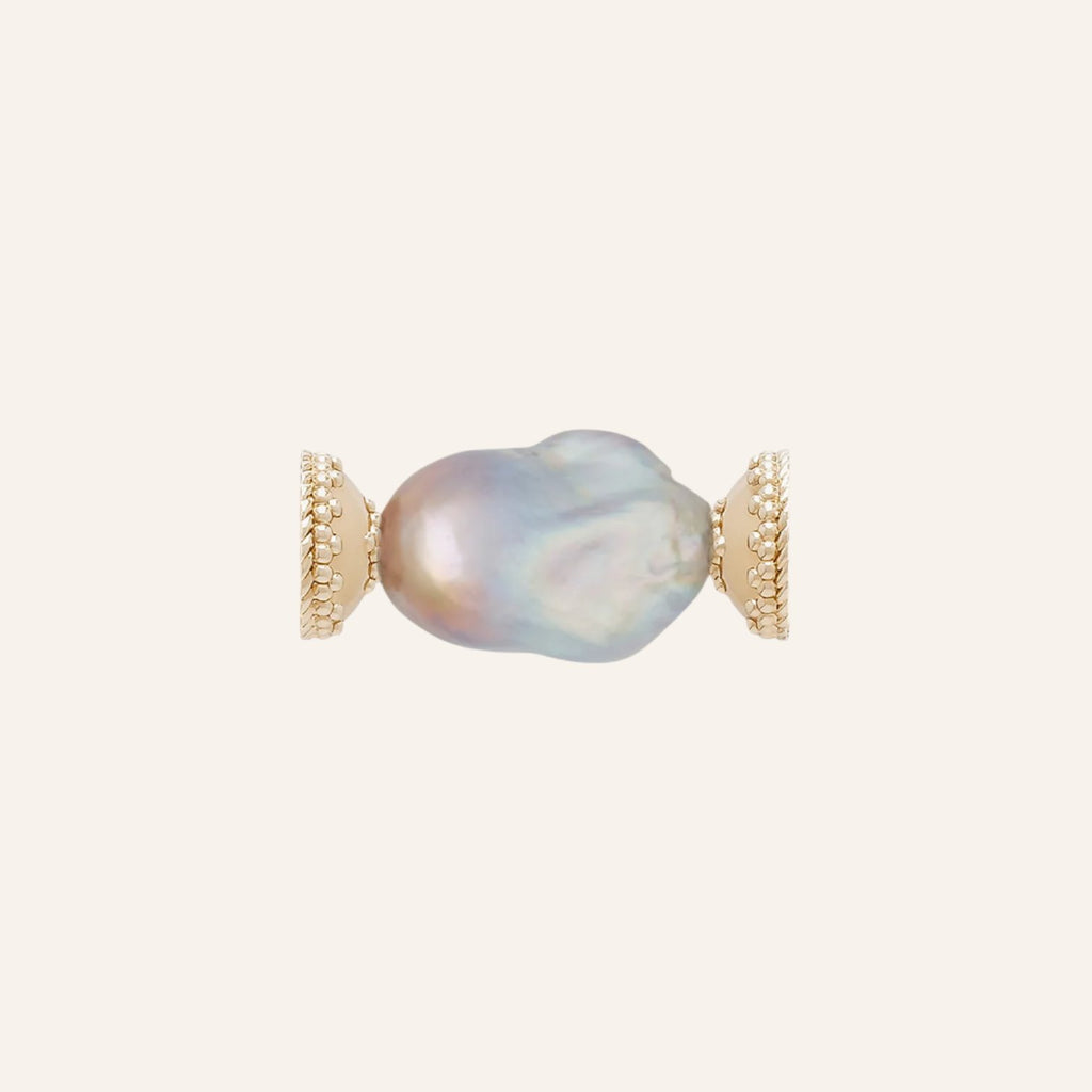 Freshwater Gray Baroque Pearl Centerpiece