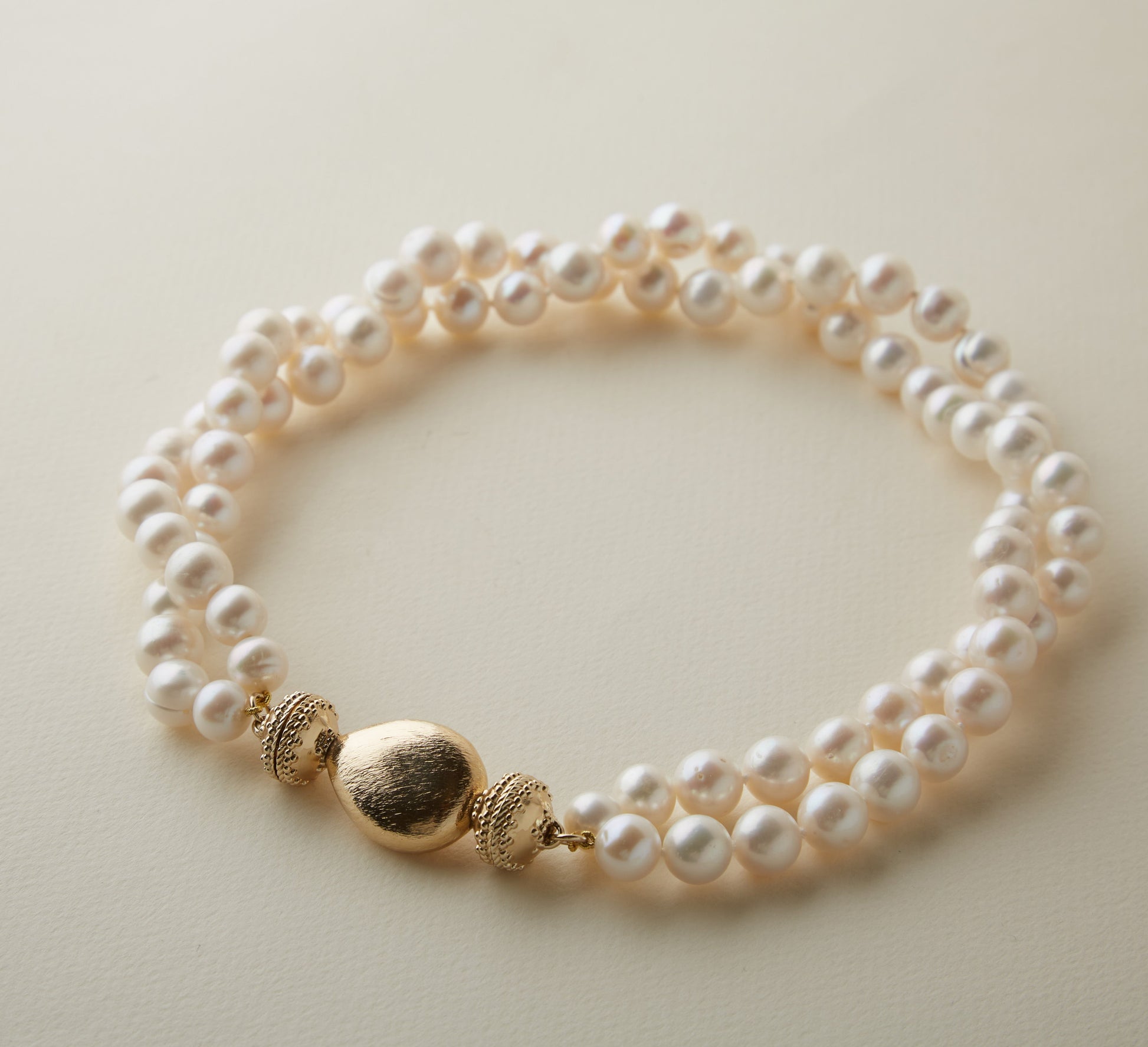 Classic Duet Pearl Double-Strand Necklace