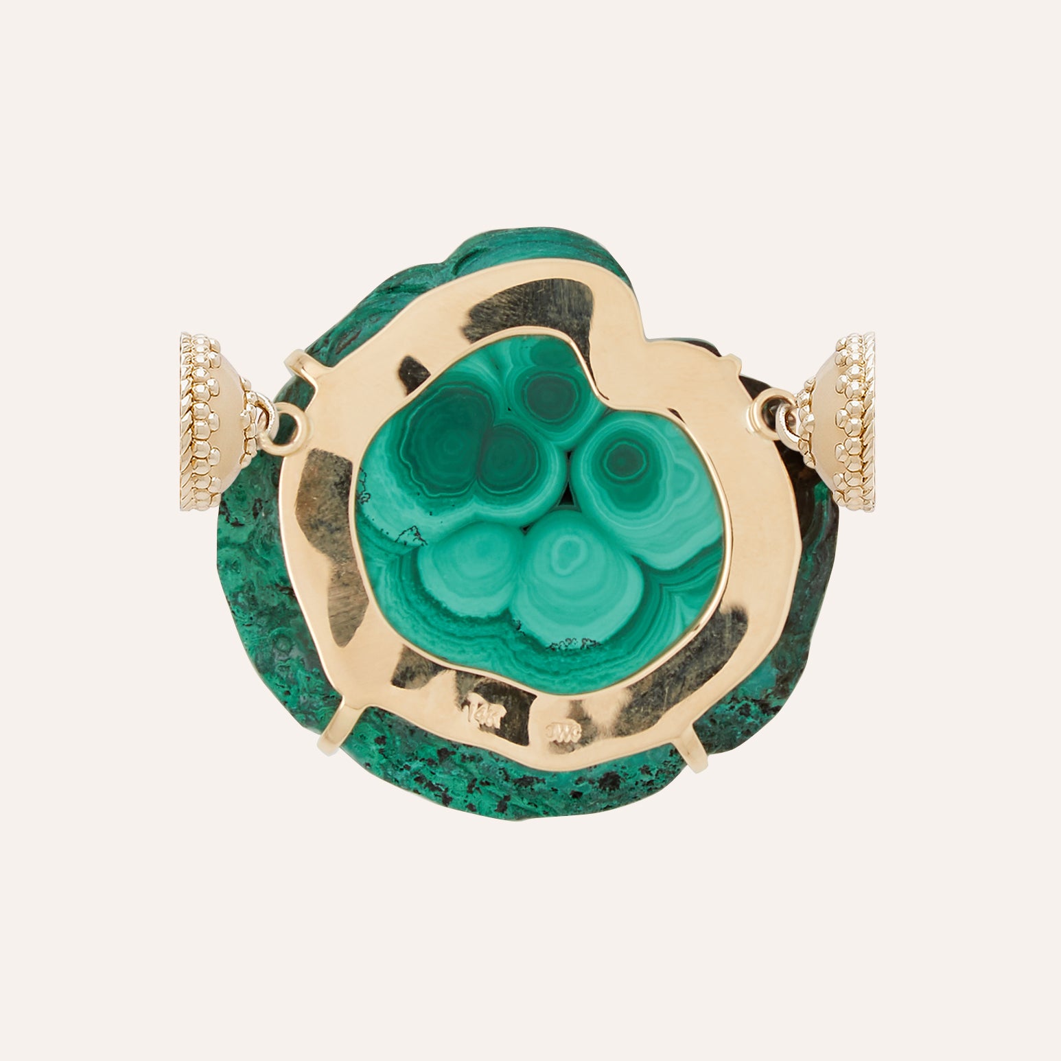Malachite Slab Centerpiece