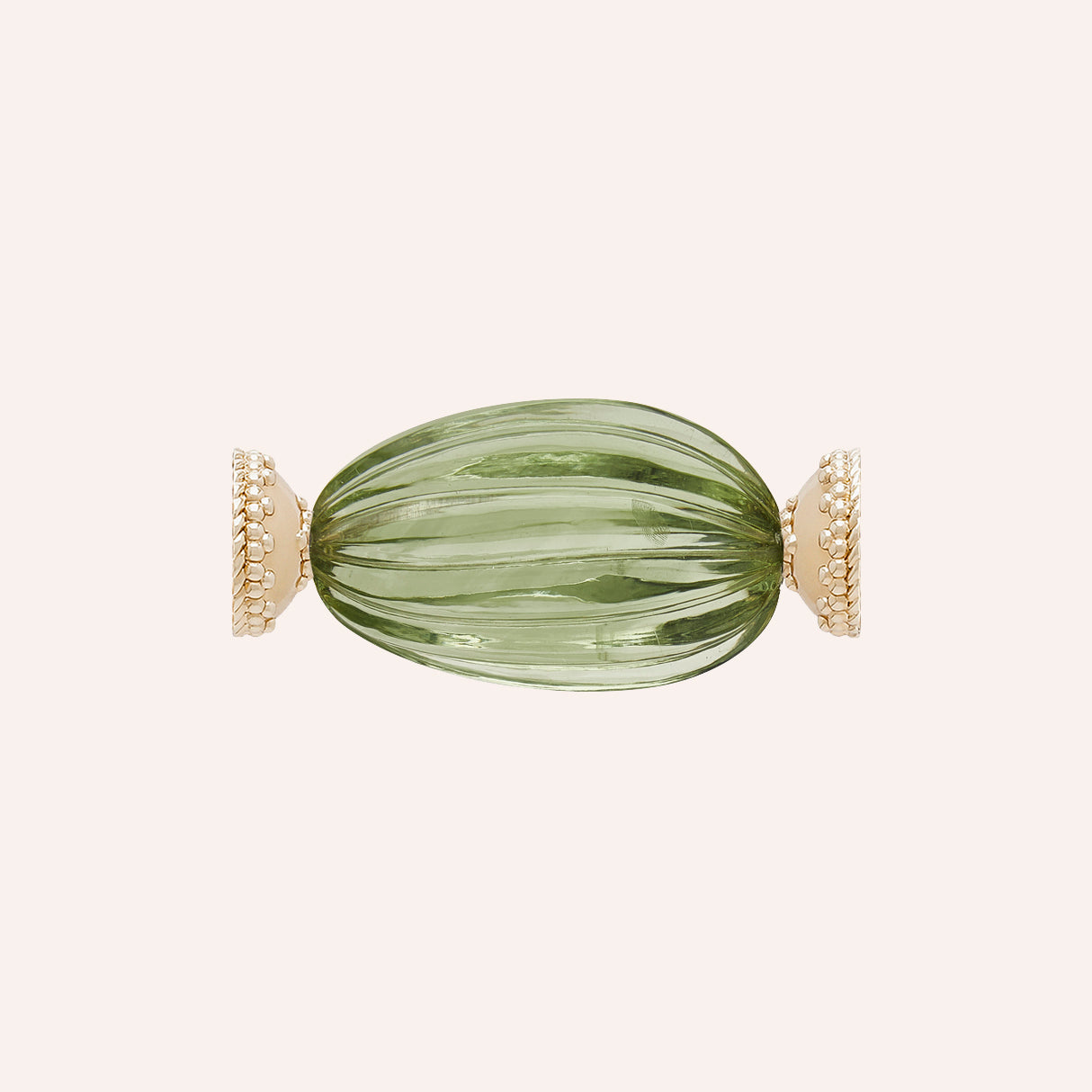Extra Large Green Amethyst Melon Centerpiece