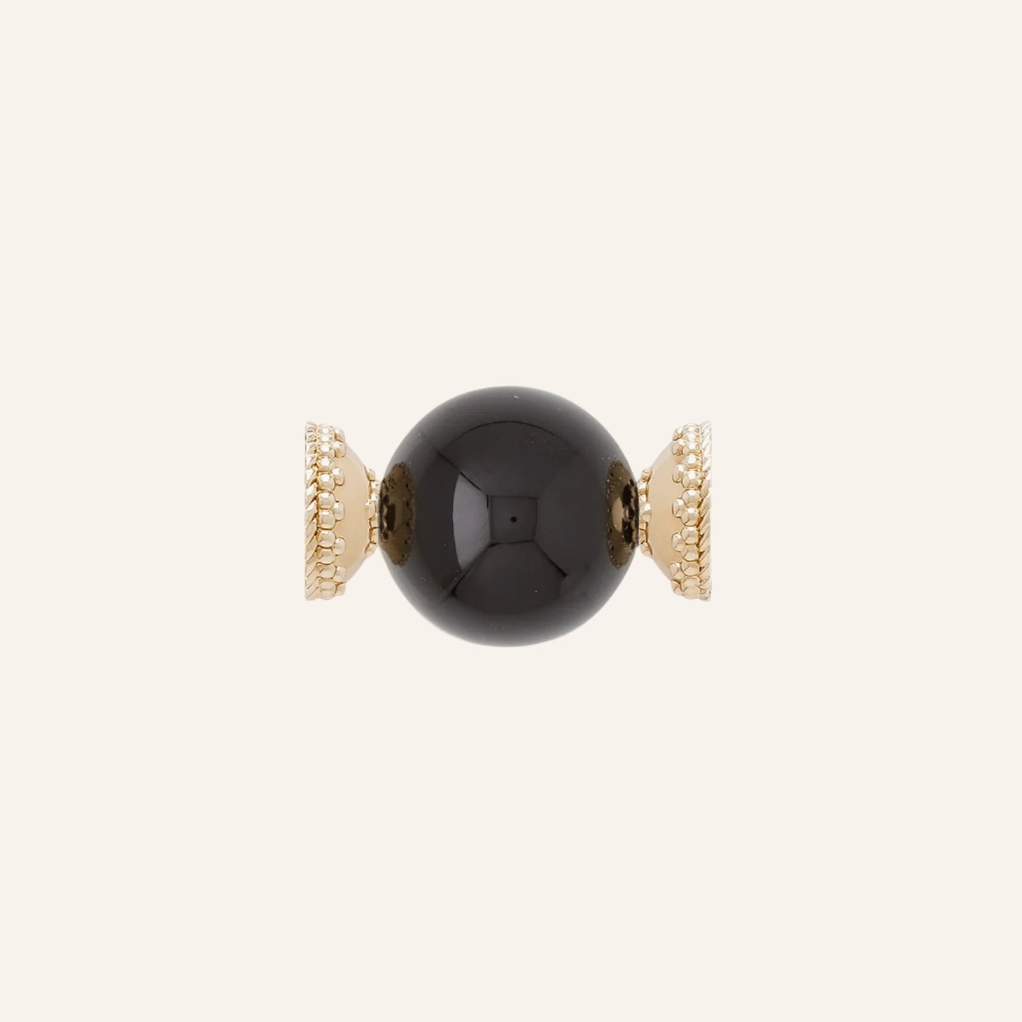 Victoire Black Agate 20mm Centerpiece