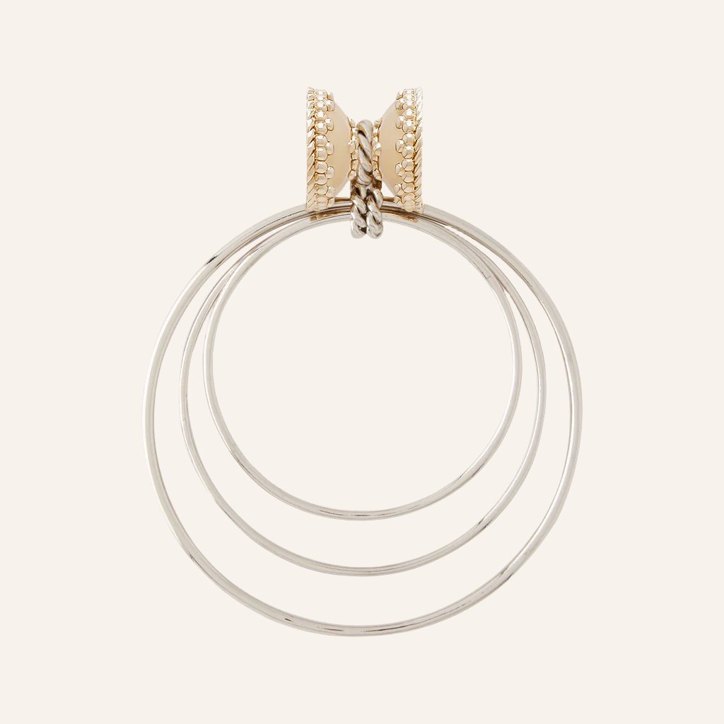 Small Orbit Rhodium Centerpiece