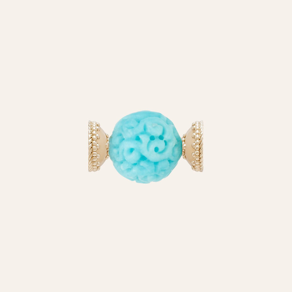 Carved Amazonite Centerpiece