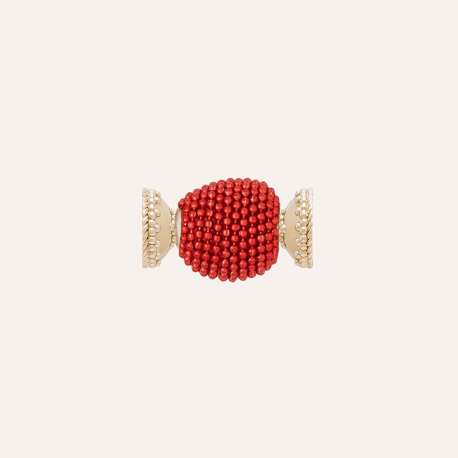 Caviar Red Bead 18mm Centerpiece