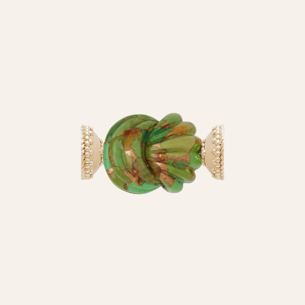 Mini Carved Knot Mohave Green Centerpiece