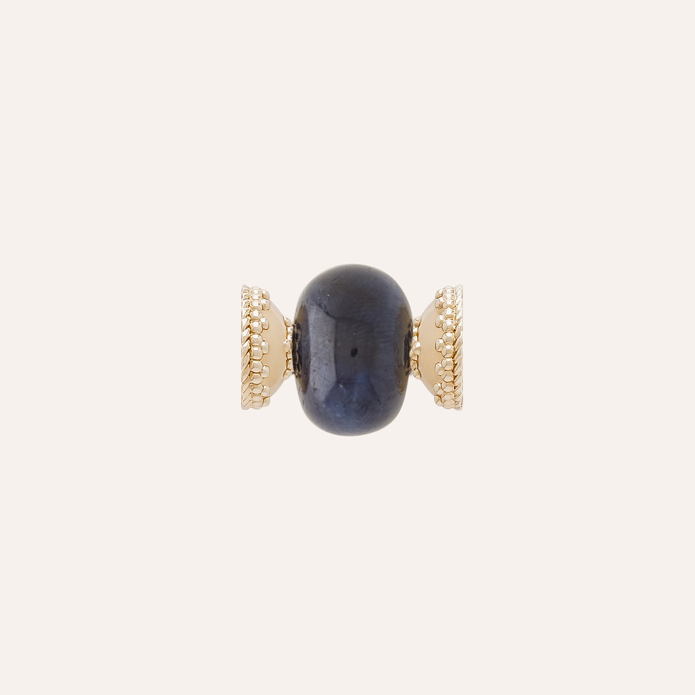 Medium Dark Blue Sapphire Rondelle Centerpiece
