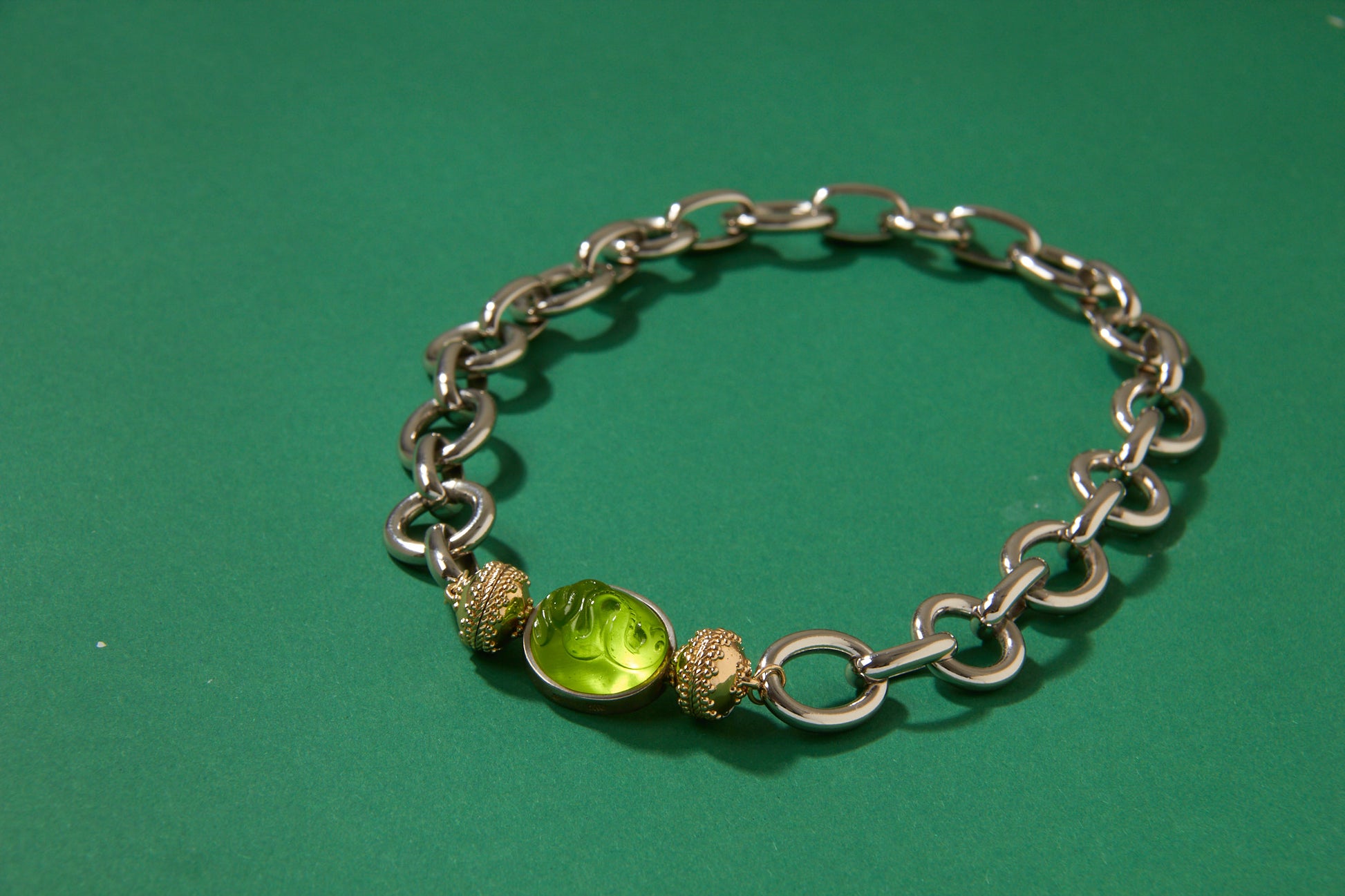 Gold Coast Rhodium Necklace
