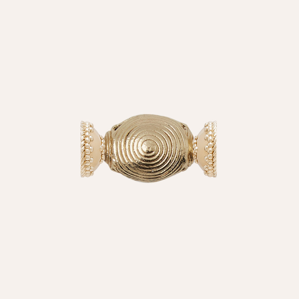 Tibetan Treasure African Side Braid Swirl Centerpiece