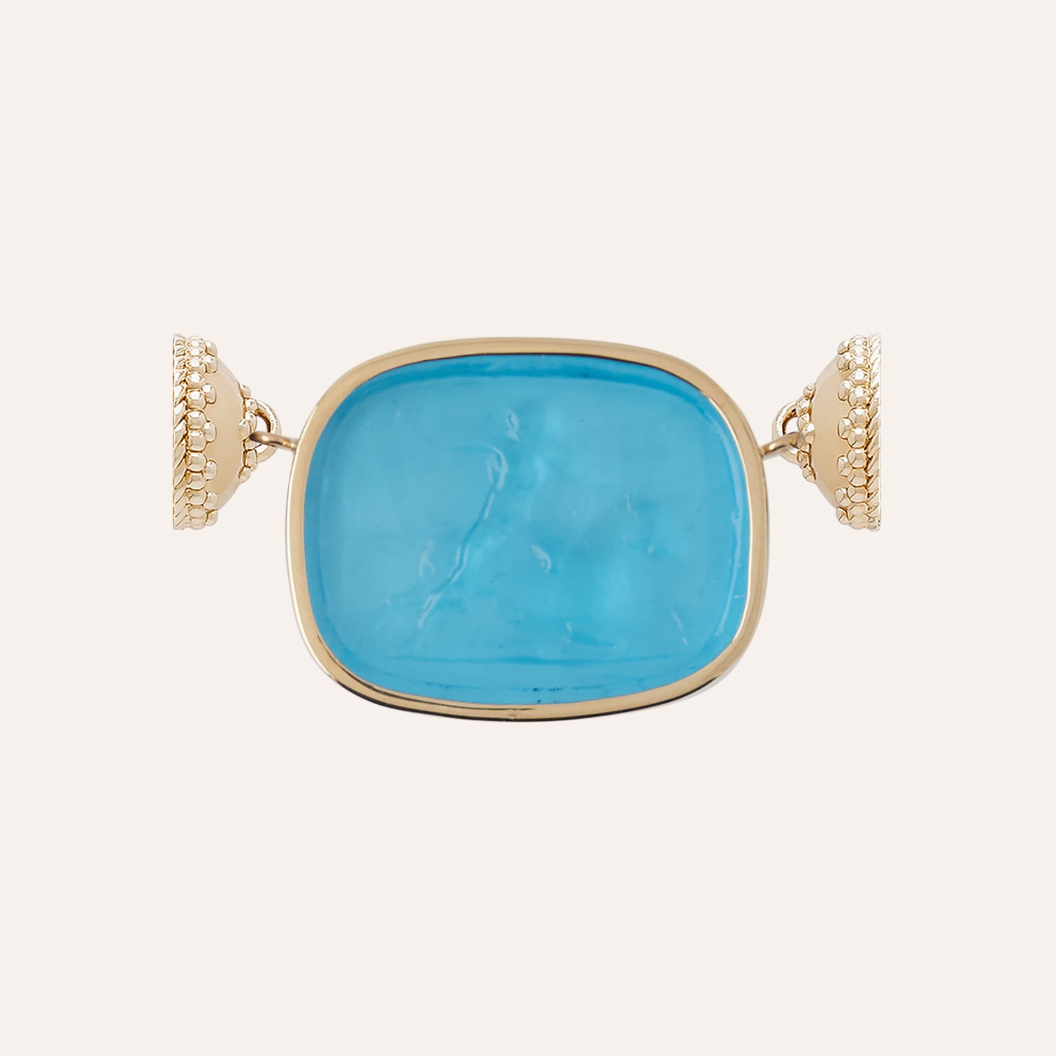 Classic Mythic Rider Capri Blue Chiara Glass