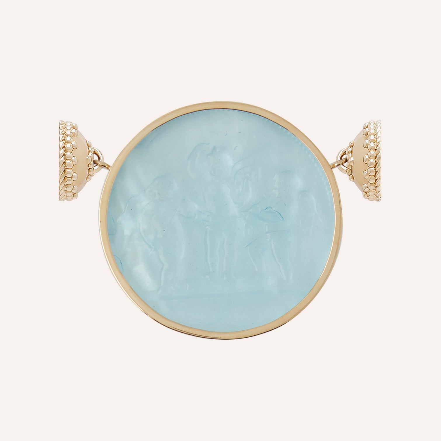 Classic Angel Symphony Blue Topaz Chiara Glass