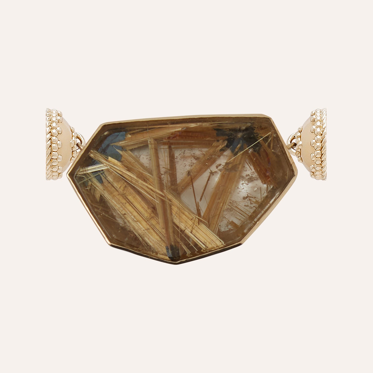 Rutilated Quartz Irregular Centerpiece
