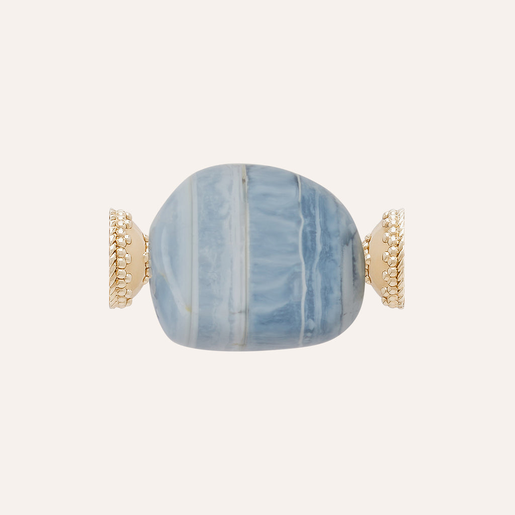 Light Blue Opal Tumbled Nugget Centerpiece