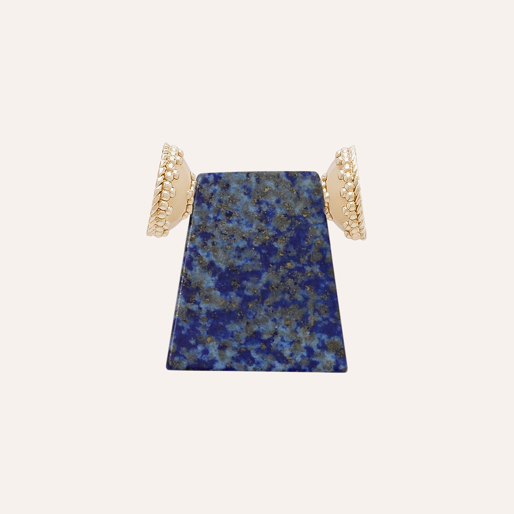 Medium Blue Lapis Shield Centerpiece