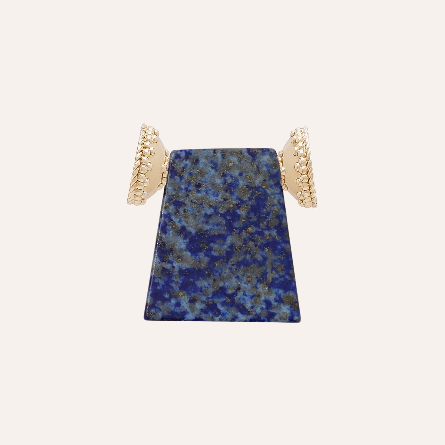 Medium Blue Lapis Shield Centerpiece