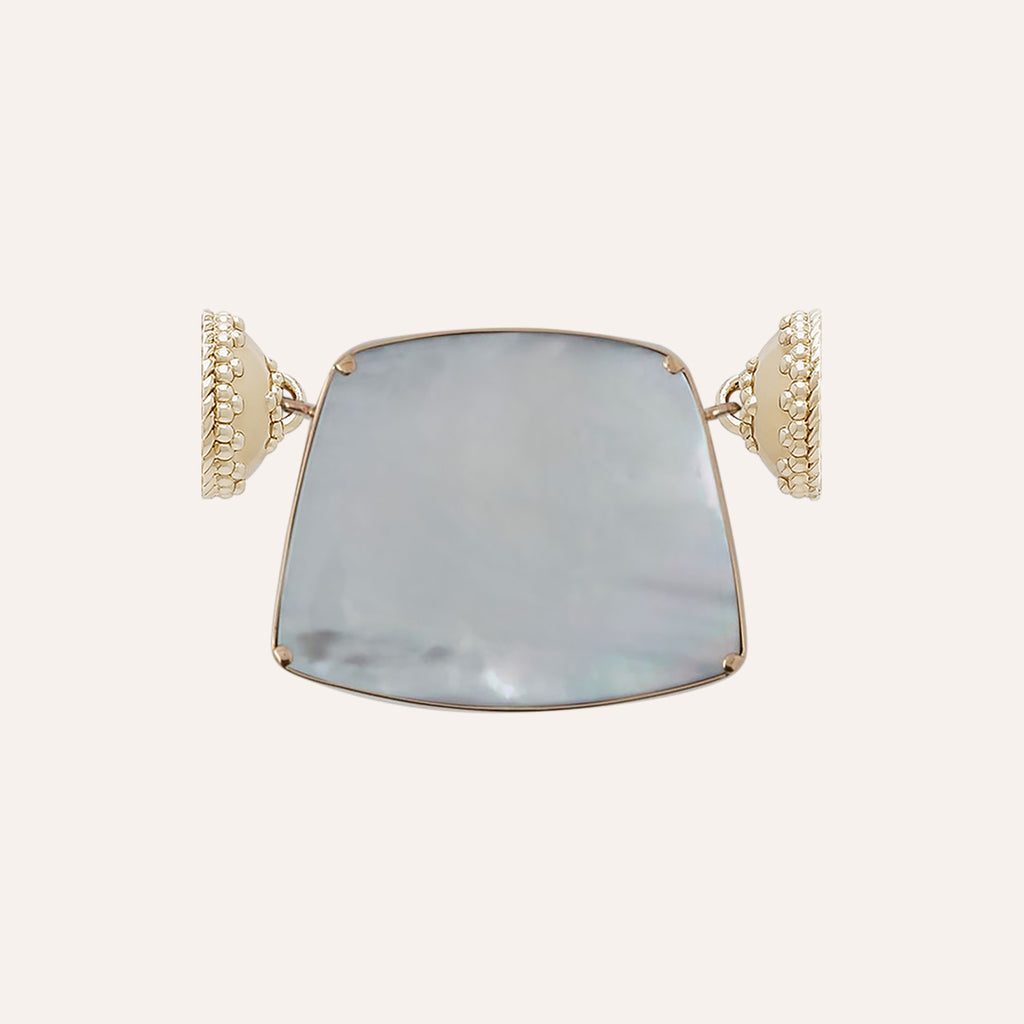 Green Persian Variscite Shield Centerpiece