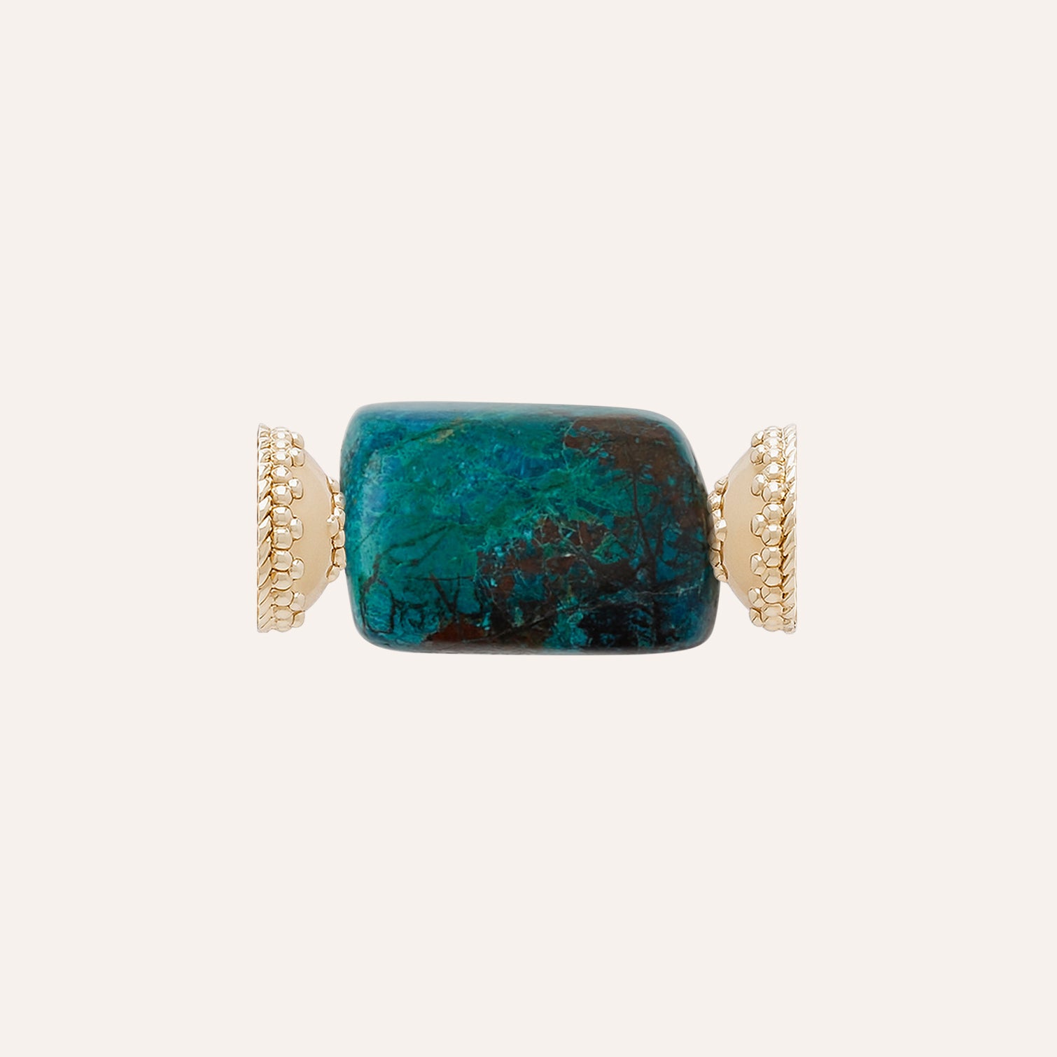 Natural Green Square Chrysocolla Centerpiece
