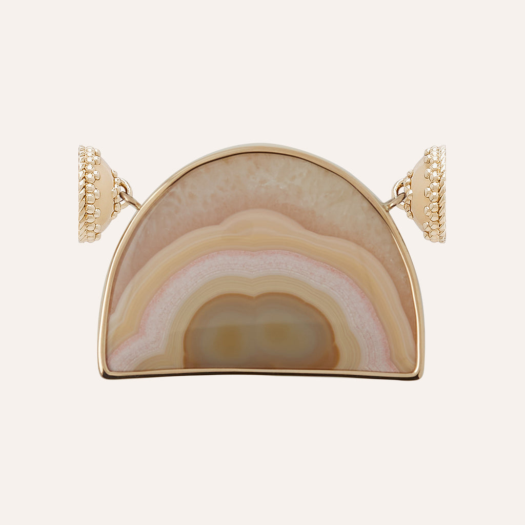 Pink Agate Arch Centerpiece