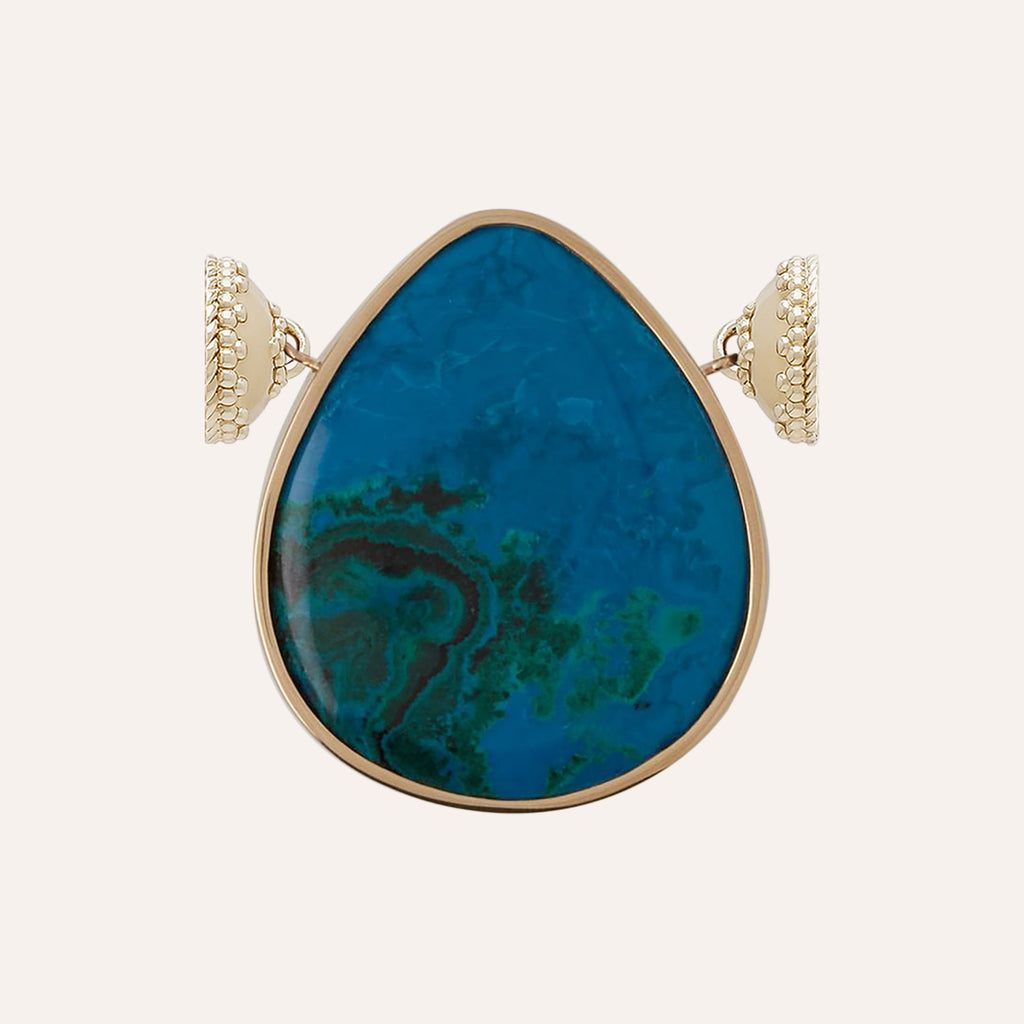 Chrysocolla "Affinity" Cabochon Centerpiece