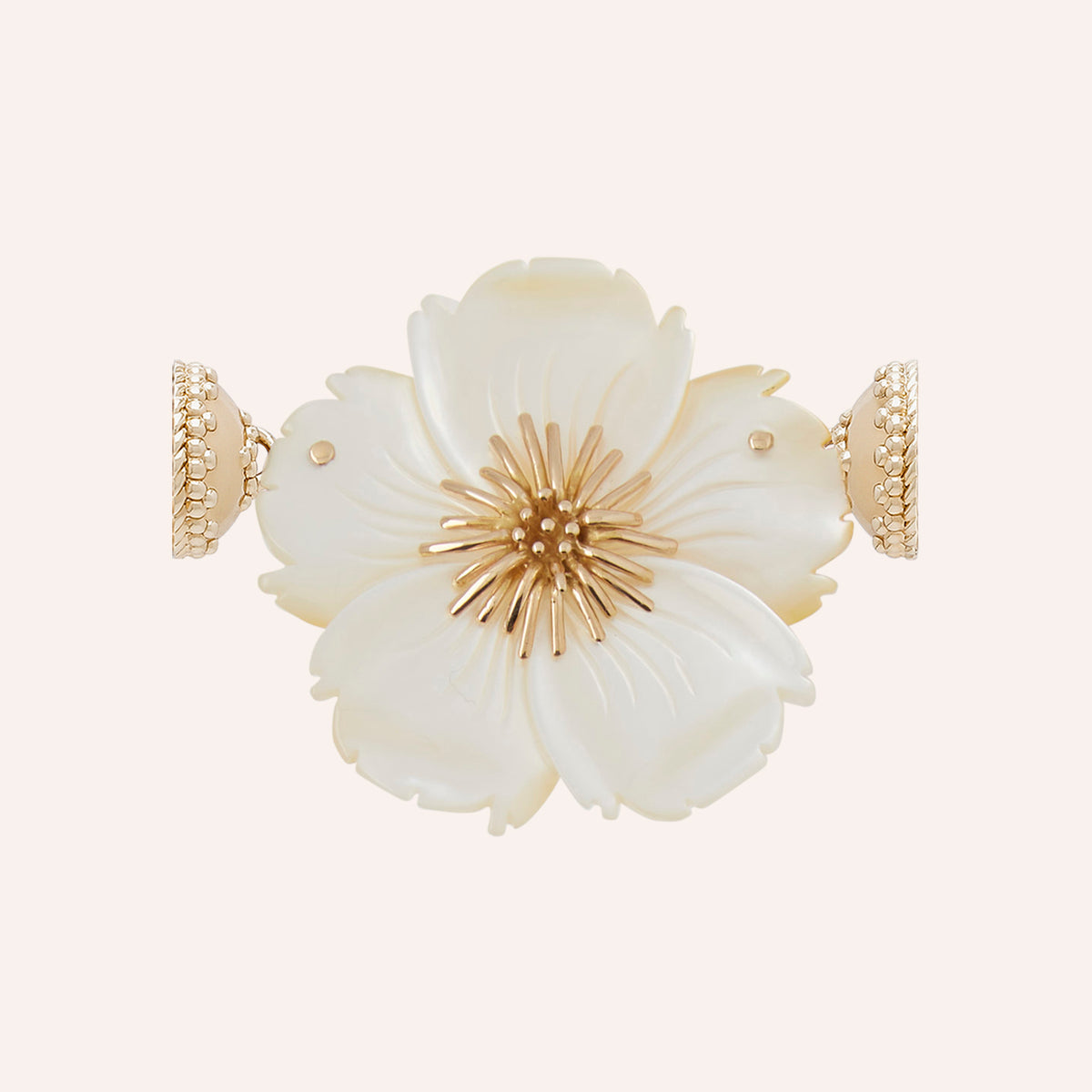 Small Champagne Pearl Wildflower Centerpiece