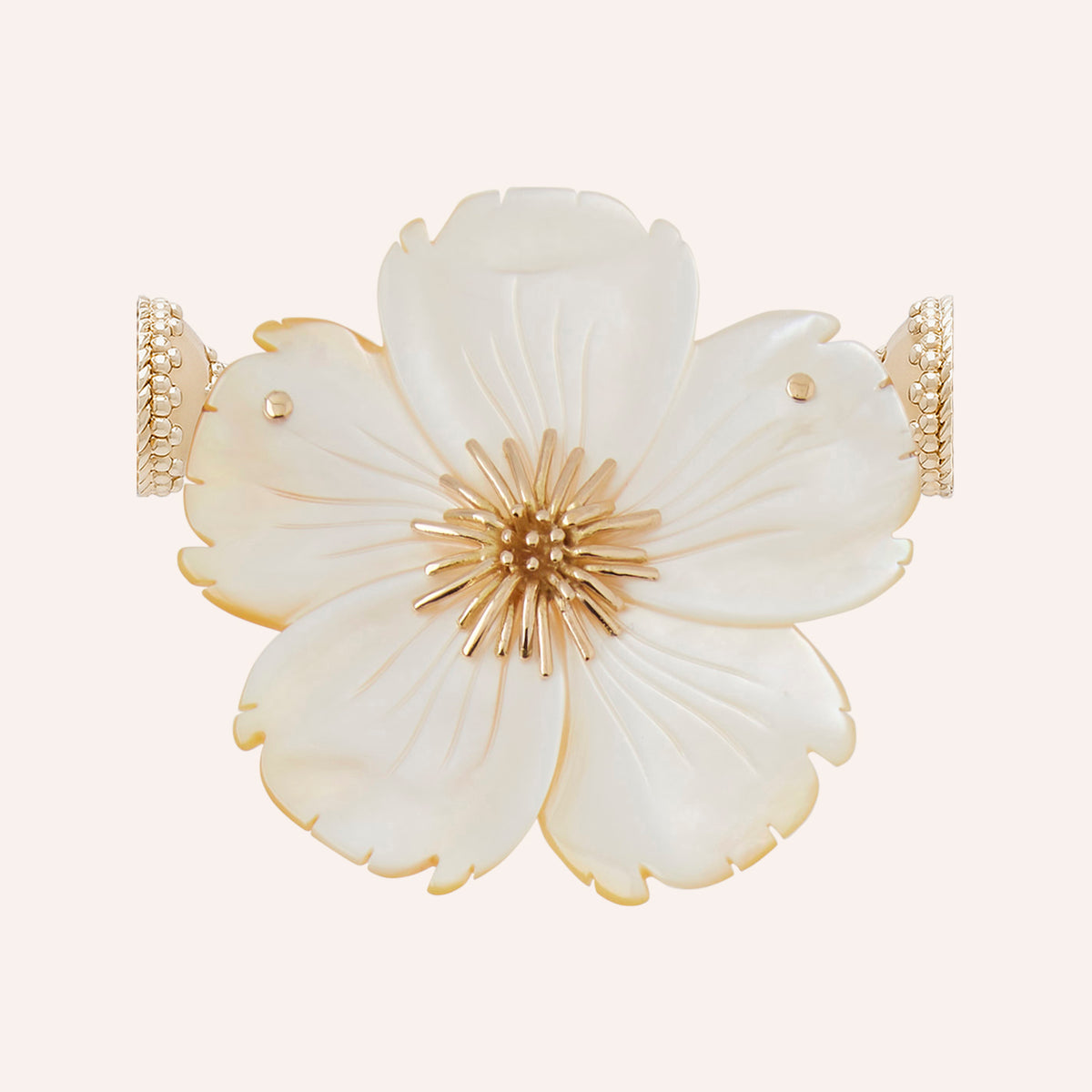 Large Champagne Pearl Wildflower Centerpiece