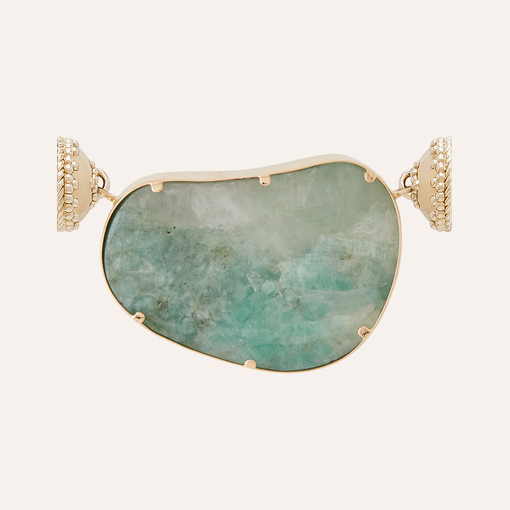 Medium Irregular Emerald Centerpiece