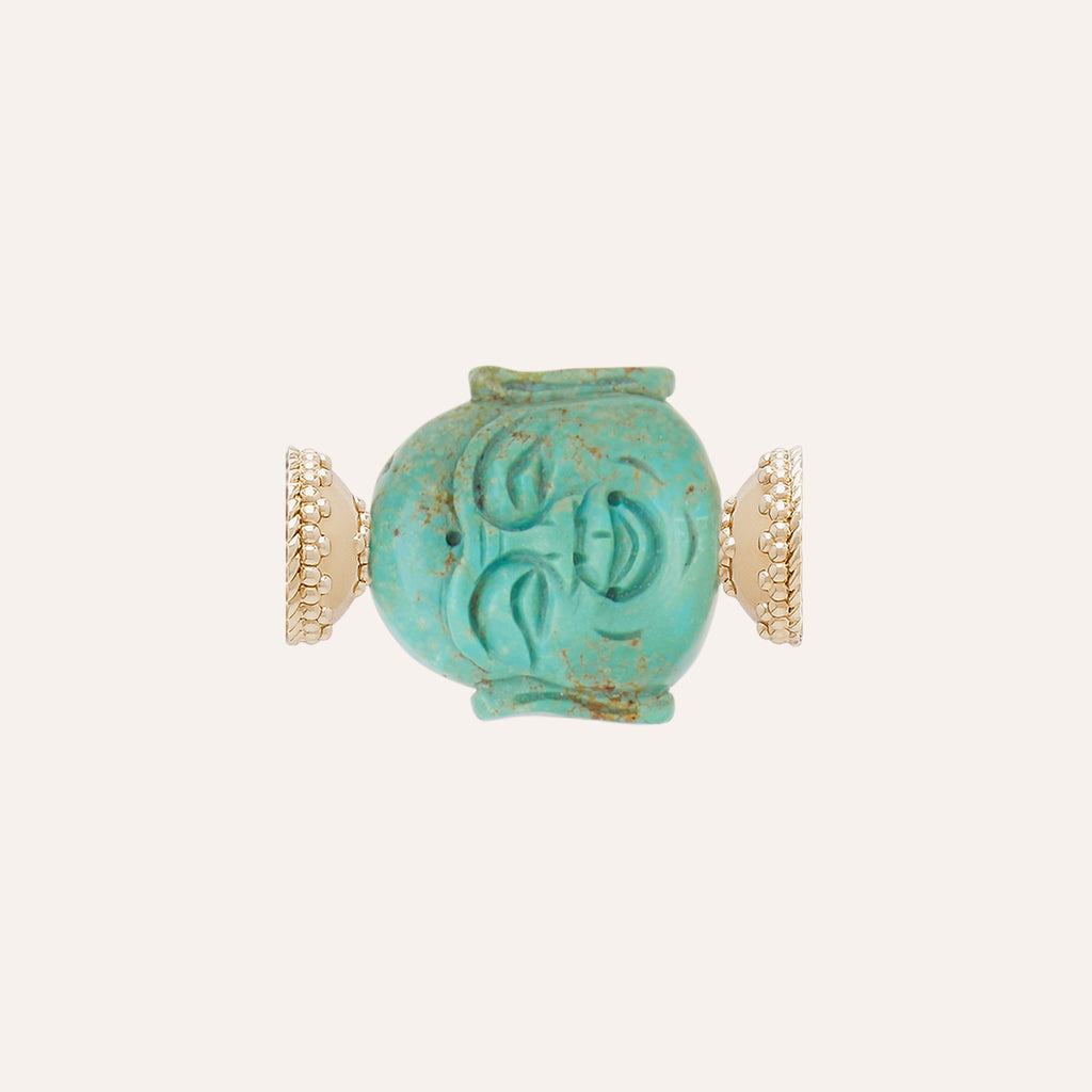 Turquoise Carved Buddha Centerpiece
