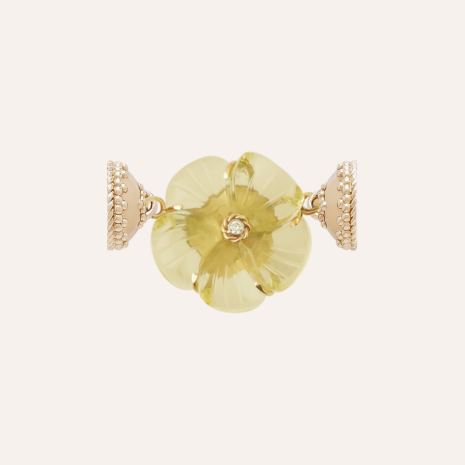 Petal Pop Lemon Citrine Flower Centerpiece