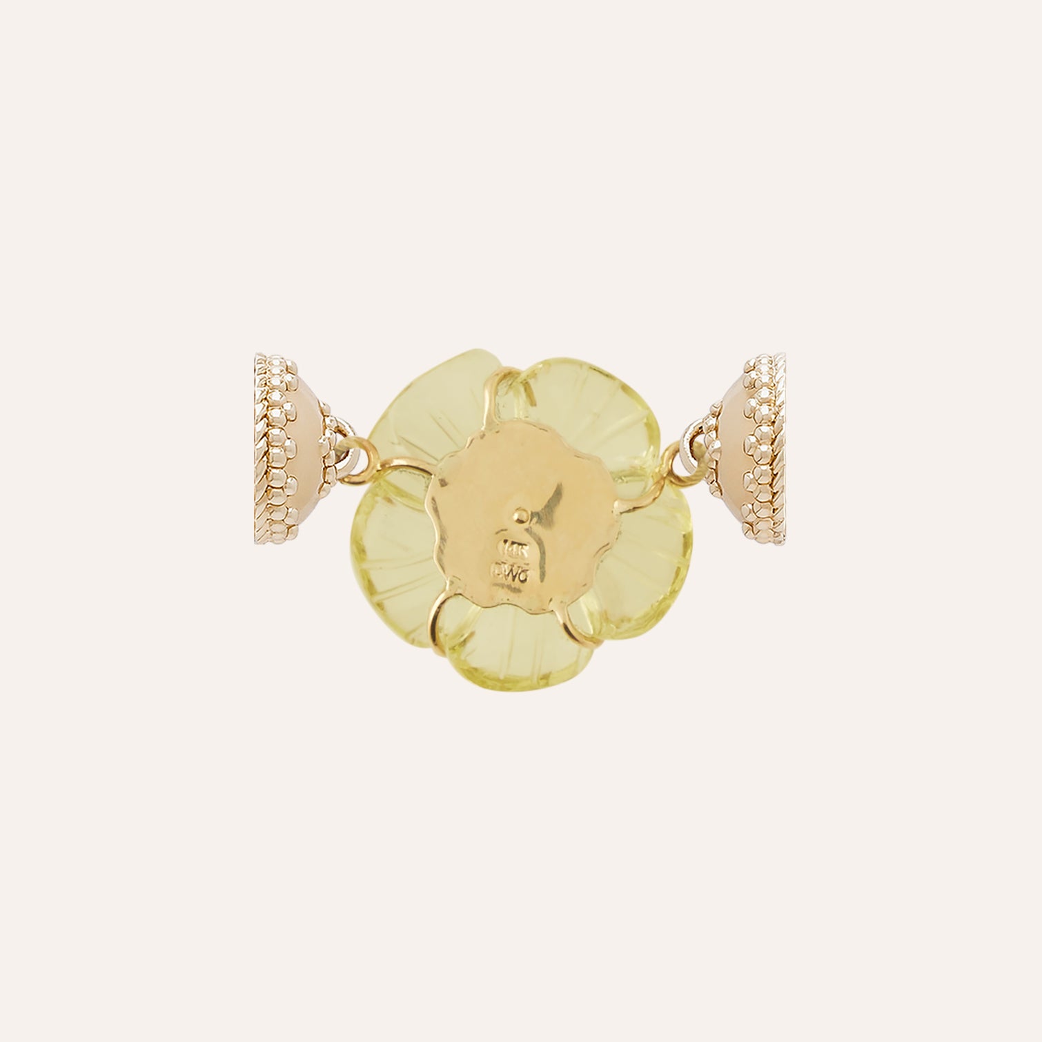 Petal Pop Lemon Citrine Flower Centerpiece