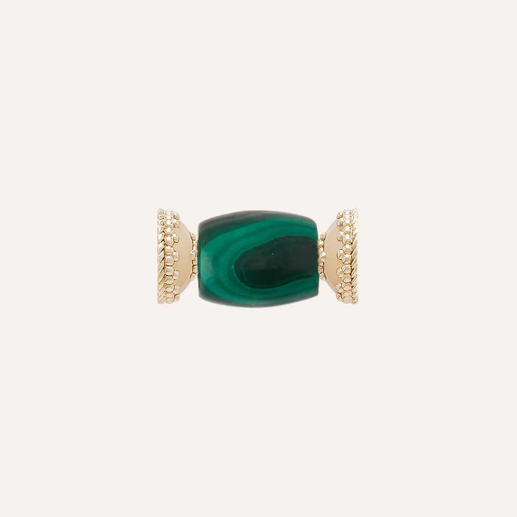Green Malachite Barrel Centerpiece