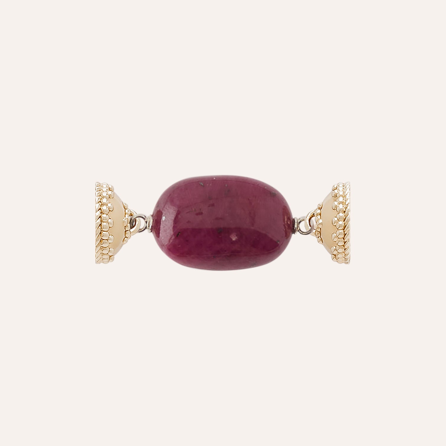 Natural Purple Ruby Nugget Centerpiece