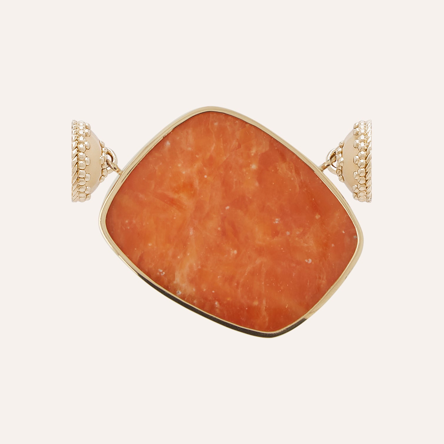 Oblong Orange Calcite Centerpiece