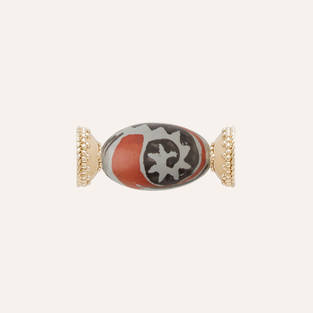 Rust Horizon Ceramic Centerpiece