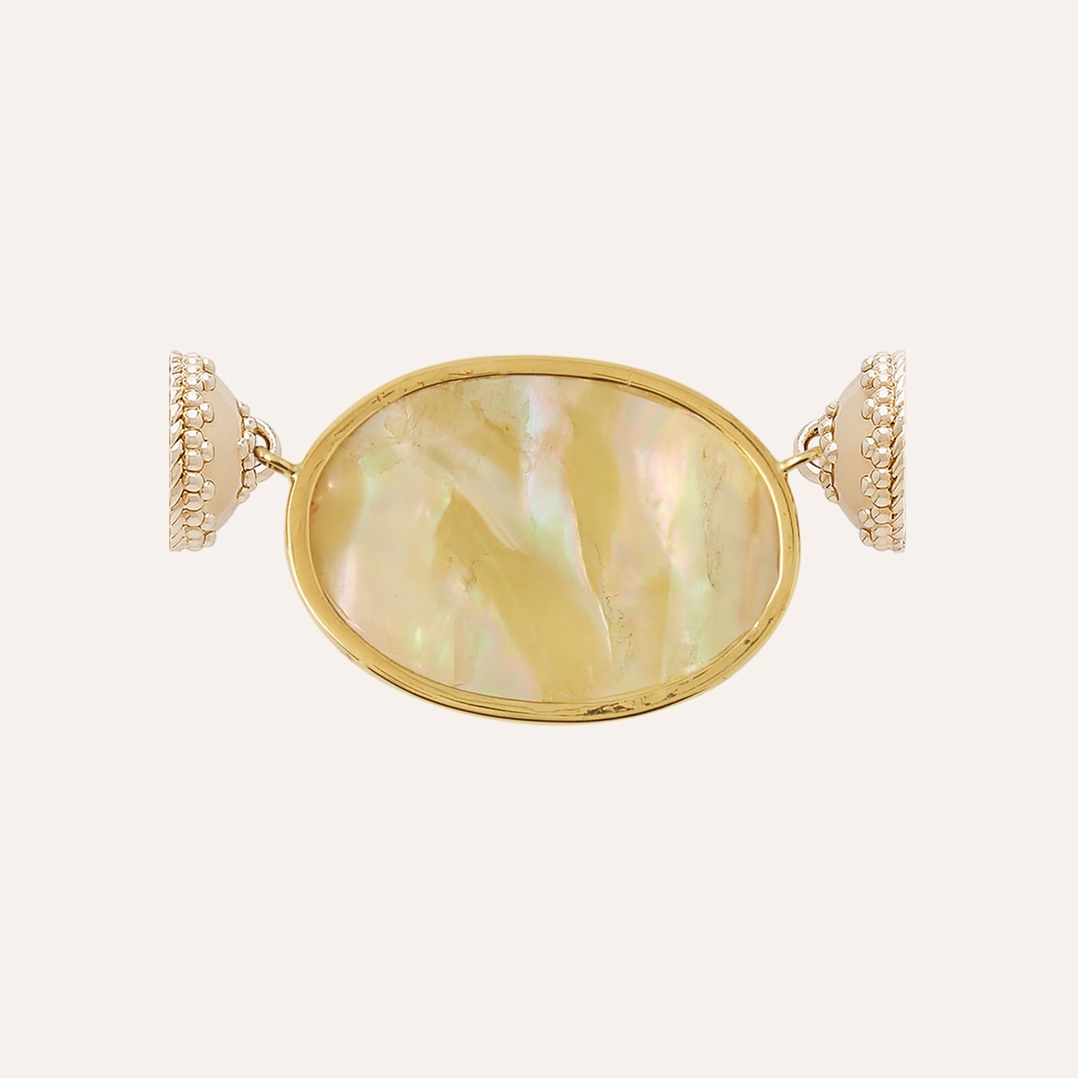 Wavelet Citrine Oval Centerpiece