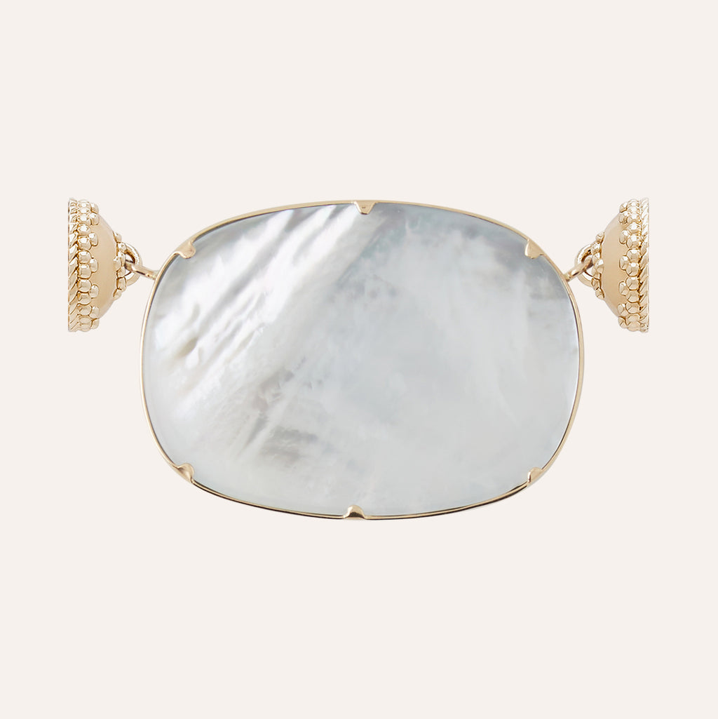 Classic Chariot of Helios Slate Chiara Glass Centerpiece